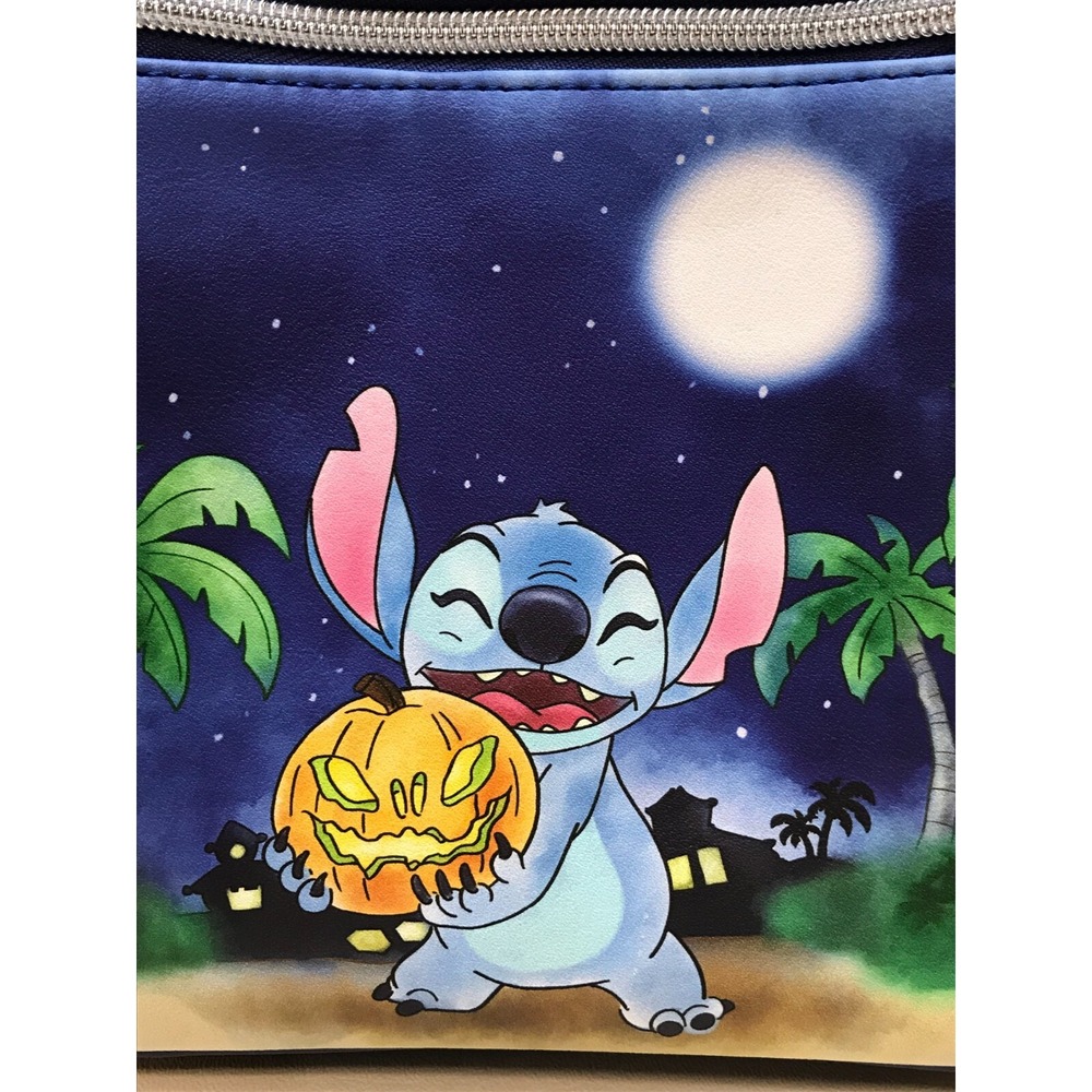 Loungefly HALLOWEEN Experiment 626 Stitch Mini Backpack Pumpkin Lilo & Stitch - Picture 2 of 11